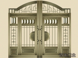 銅藝庭院門(mén)-湖南銅門(mén)