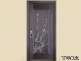 銅藝單開(kāi)門(mén)-湖南銅門(mén)
